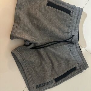 Hollister Gray Shorts with Black Accents